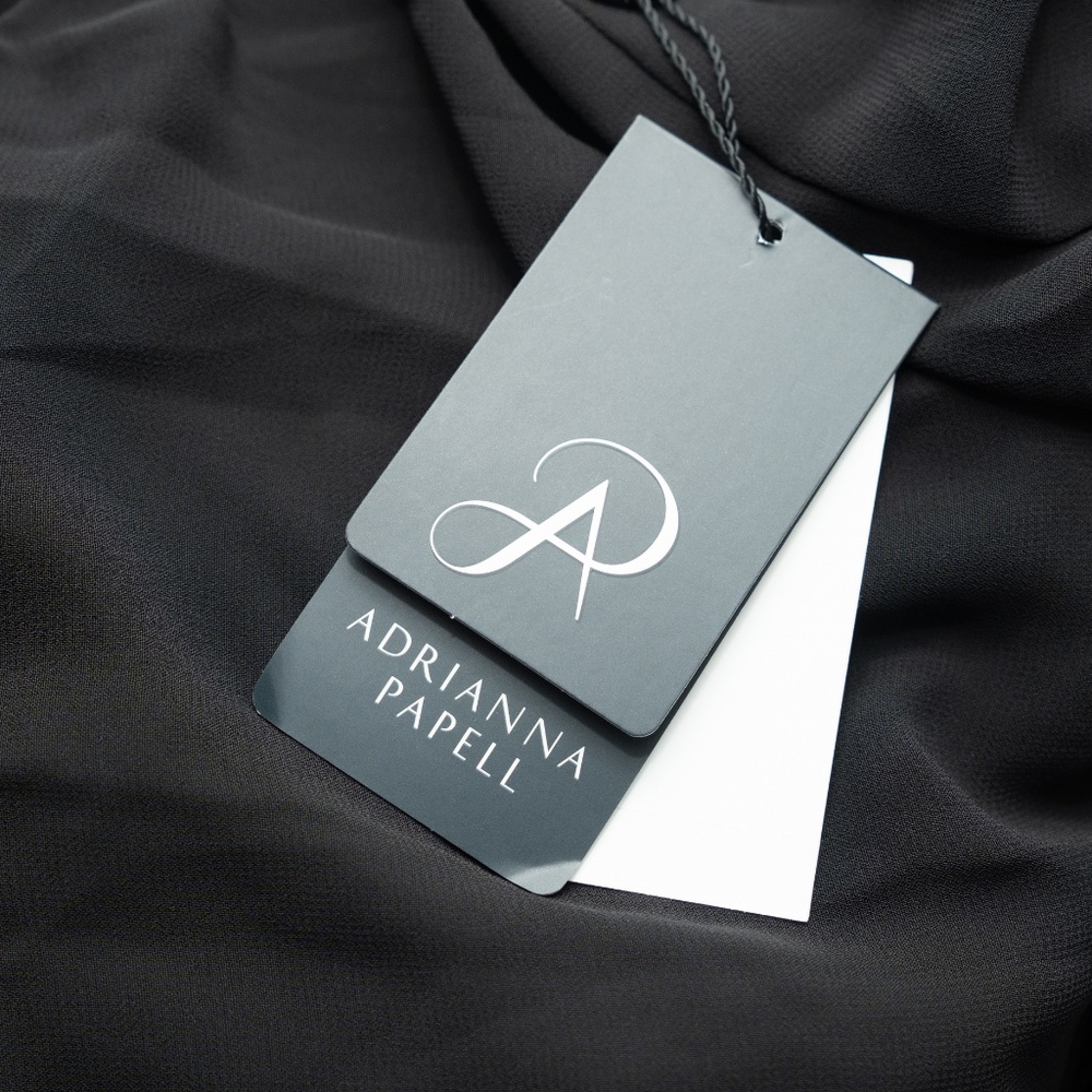 Adrianna Papell - Chiffon Overlay Jumpsuit - Picture 14 of 14